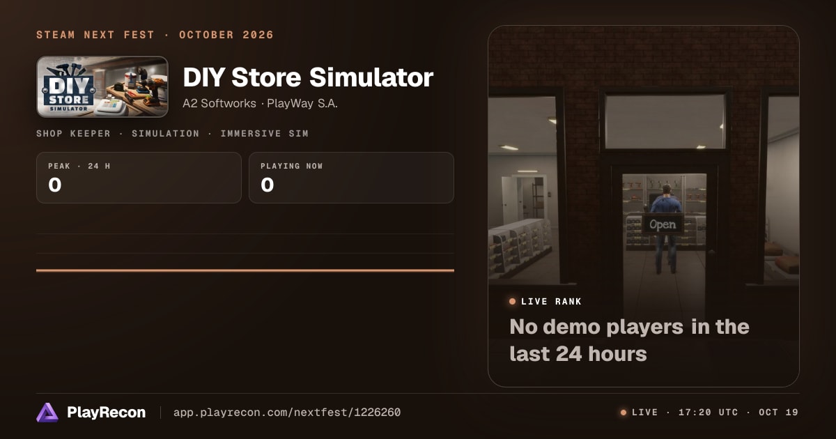 DIY Store Simulator im Steam Next Fest