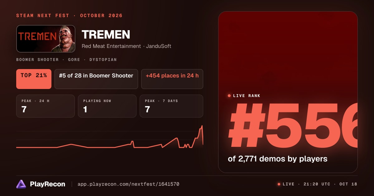 TREMEN in Steam Next Fest