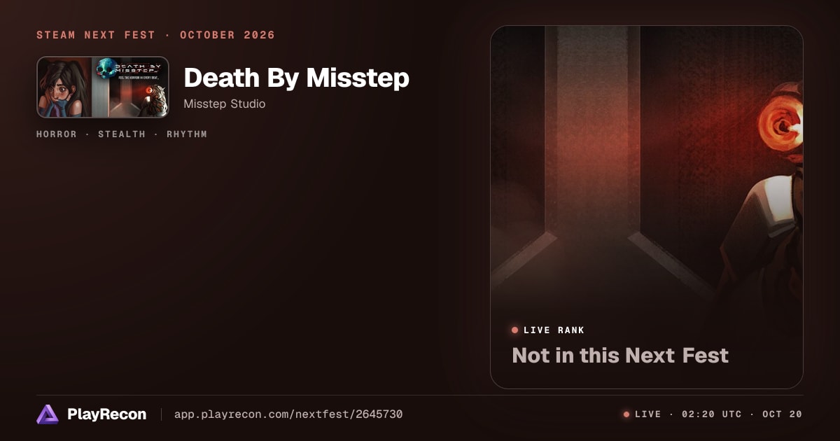 Death By Misstep im Steam Next Fest
