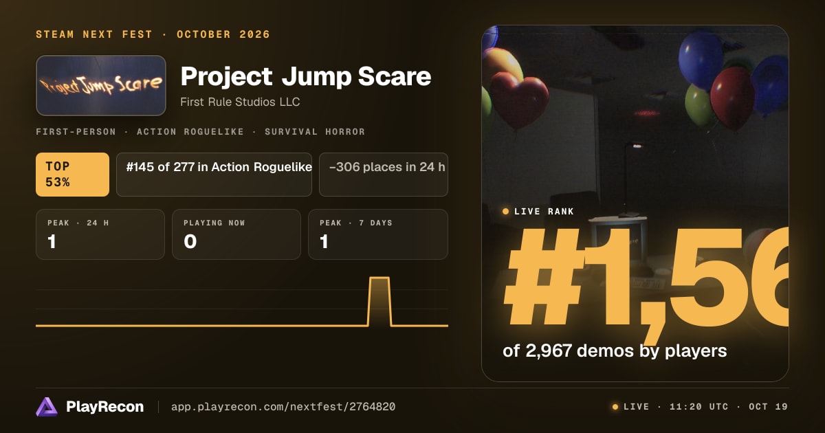 Project Jump Scare in Steam Next Fest
