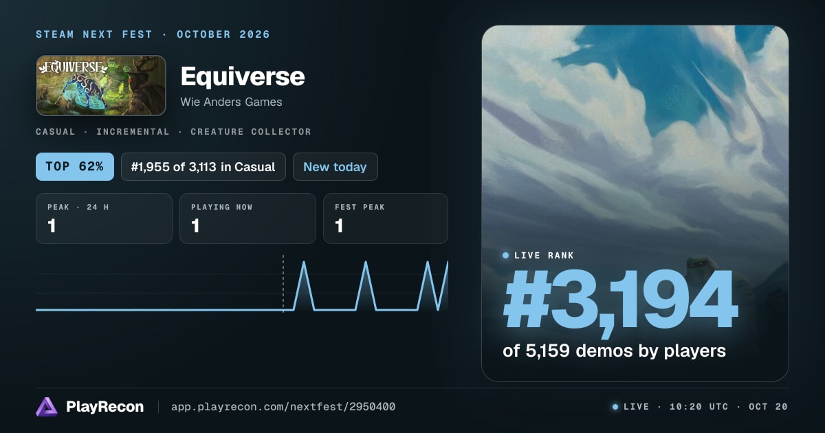 Equiverse in Steam Next Fest