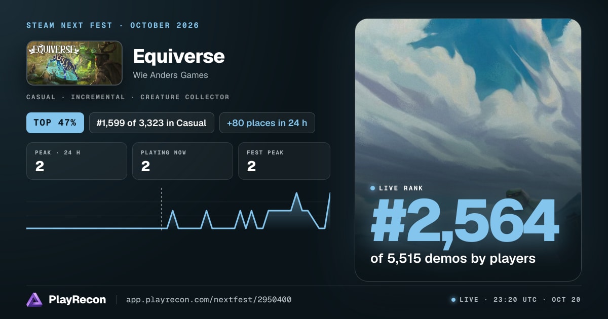 Equiverse en el Steam Next Fest