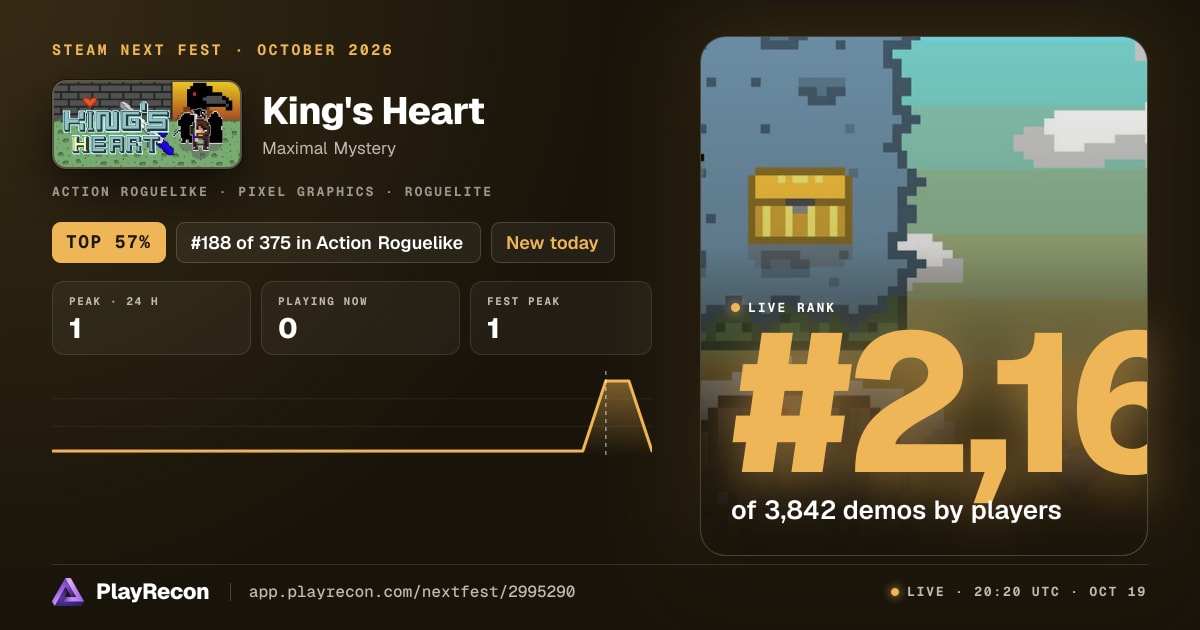 King's Heart in Steam Next Fest