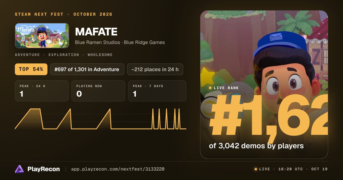 MAFATE im Steam Next Fest