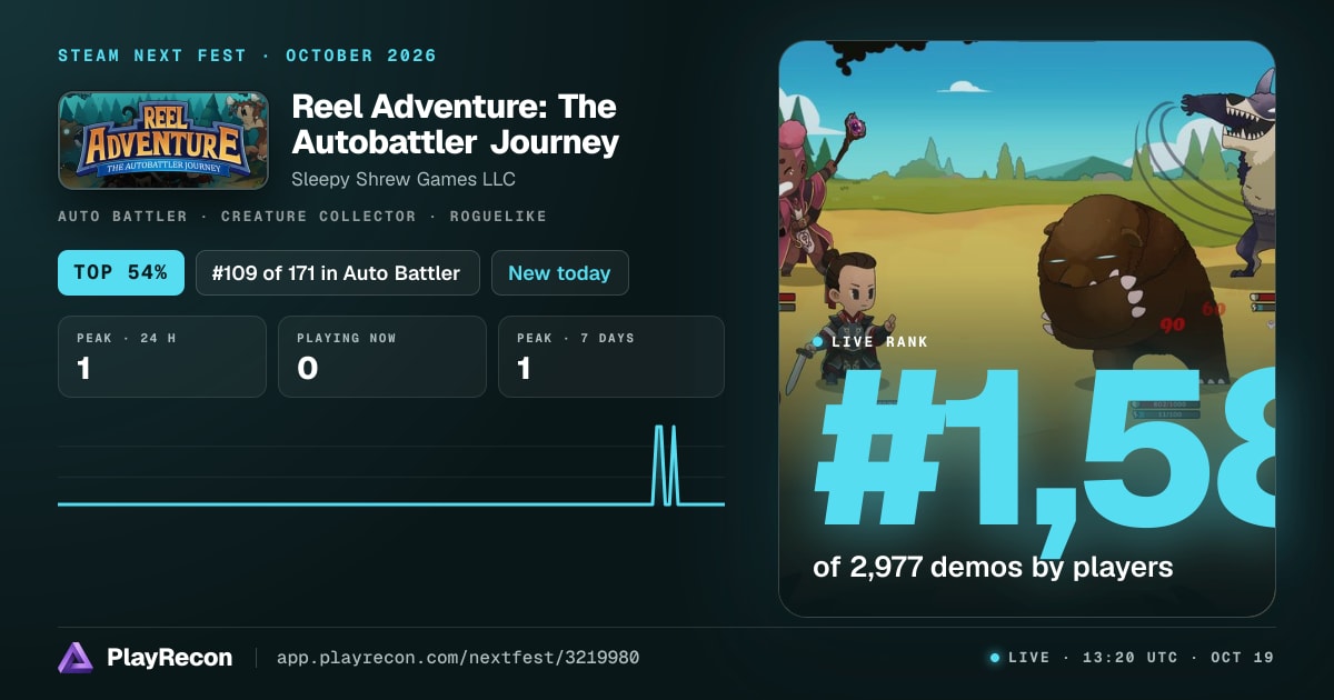 Reel Adventure: The Autobattler Journey en el Steam Next Fest