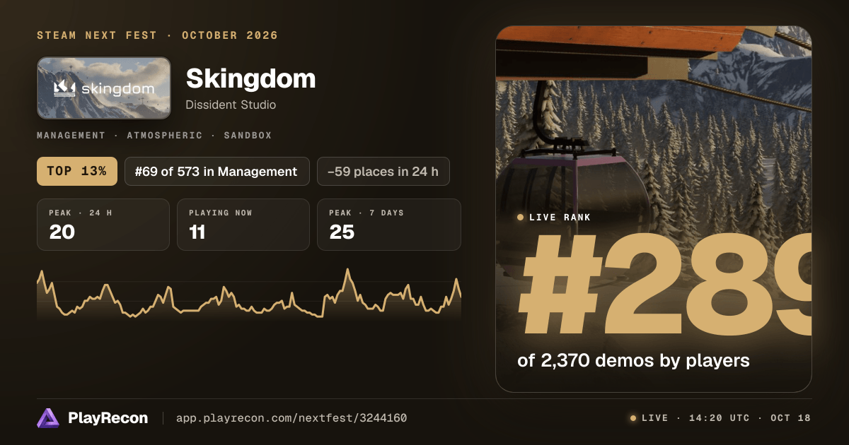 Skingdom in Steam Next Fest