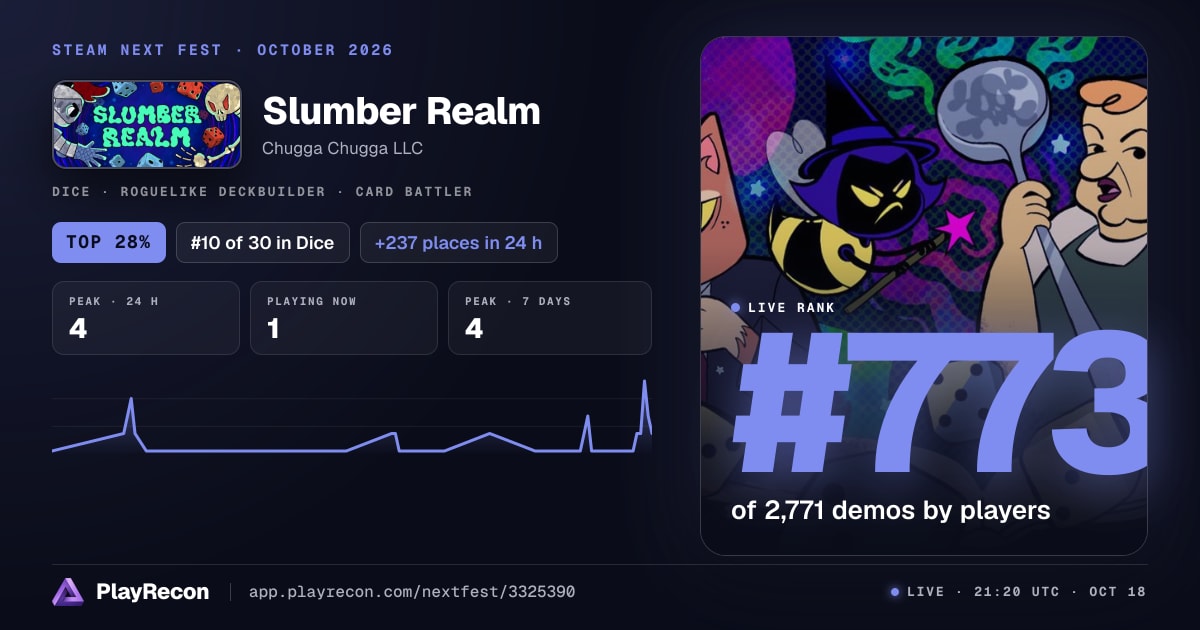 Slumber Realm in Steam Next Fest