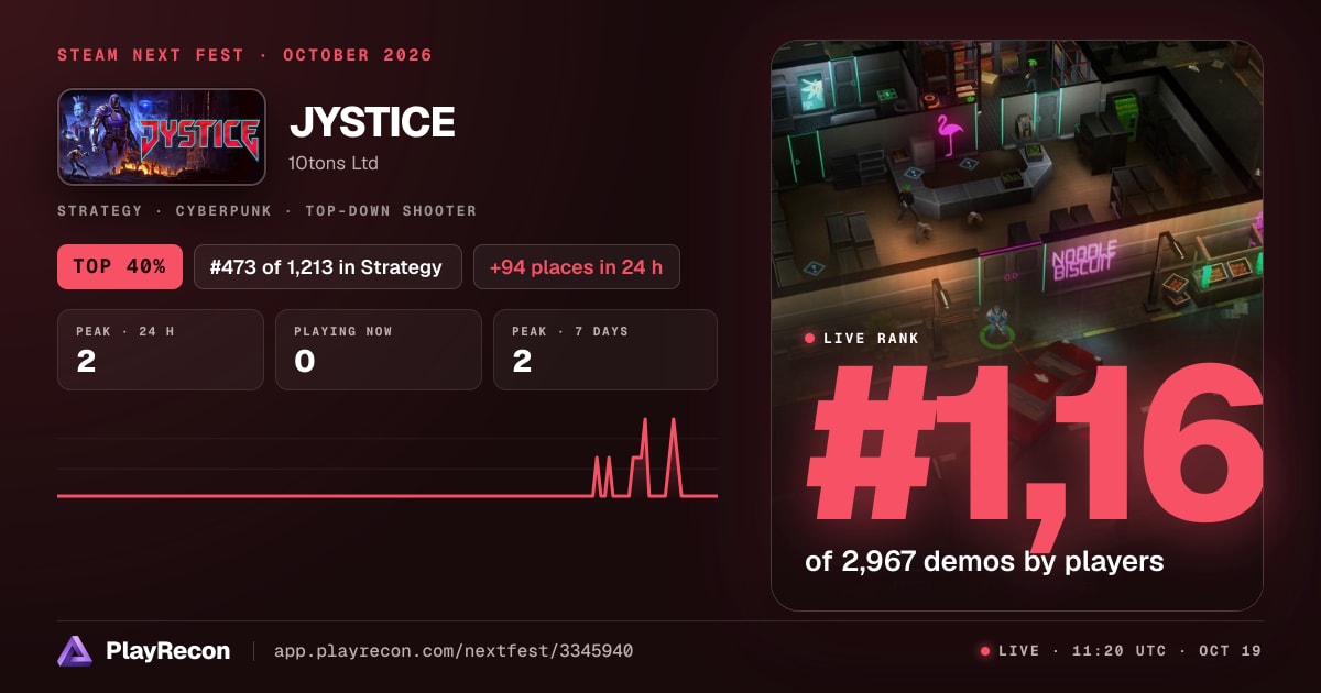 JYSTICE in Steam Next Fest