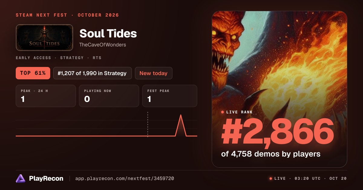 Soul Tides au Steam Next Fest