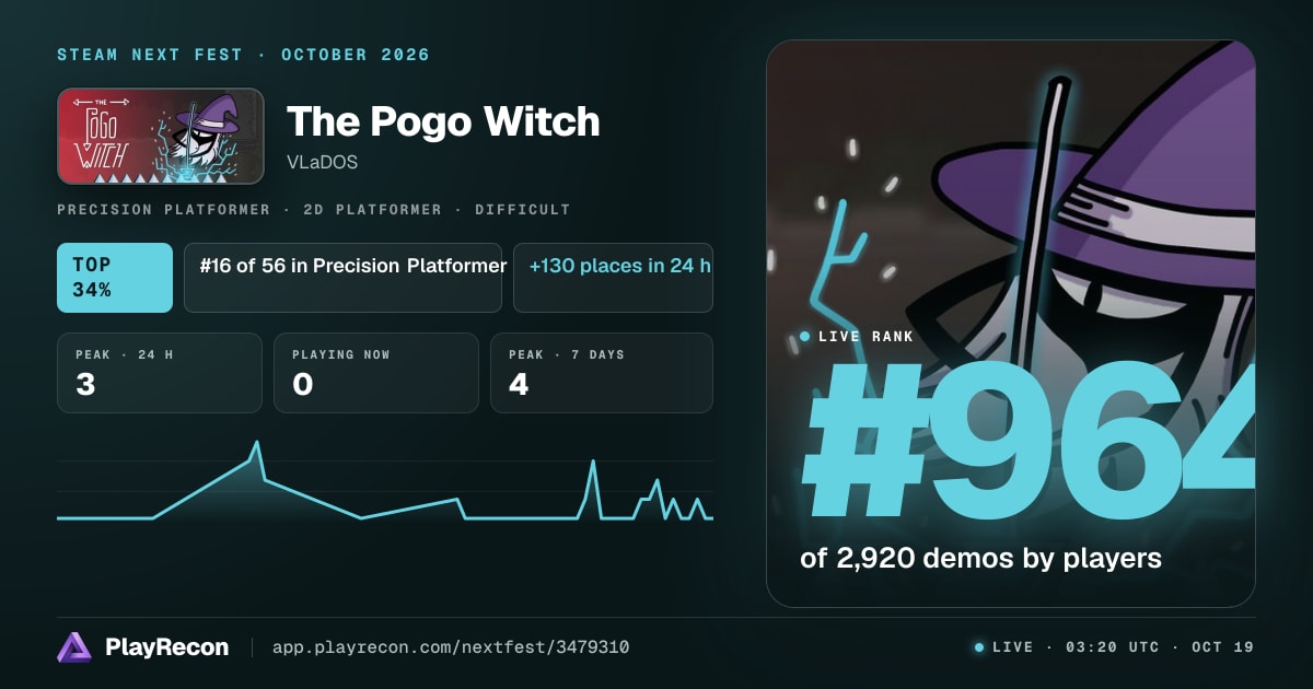 The Pogo Witch in Steam Next Fest