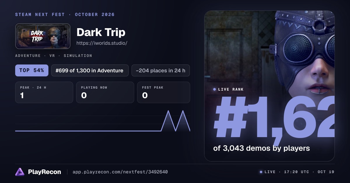 Dark Trip на Steam Next Fest