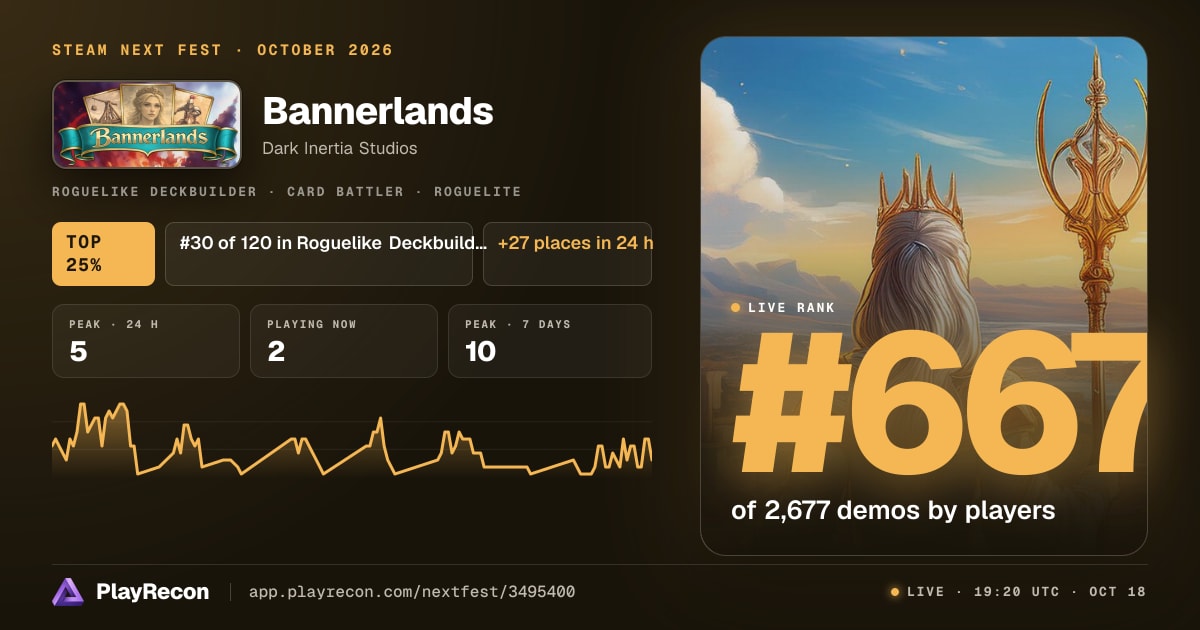 Bannerlands in Steam Next Fest