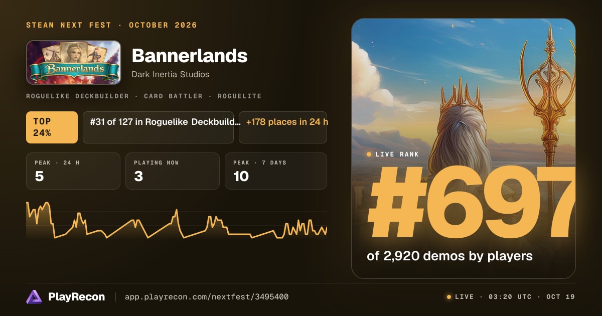Bannerlands au Steam Next Fest