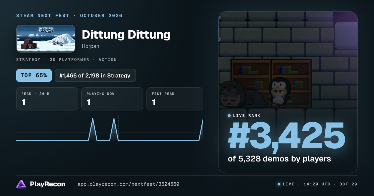 Dittung Dittung au Steam Next Fest