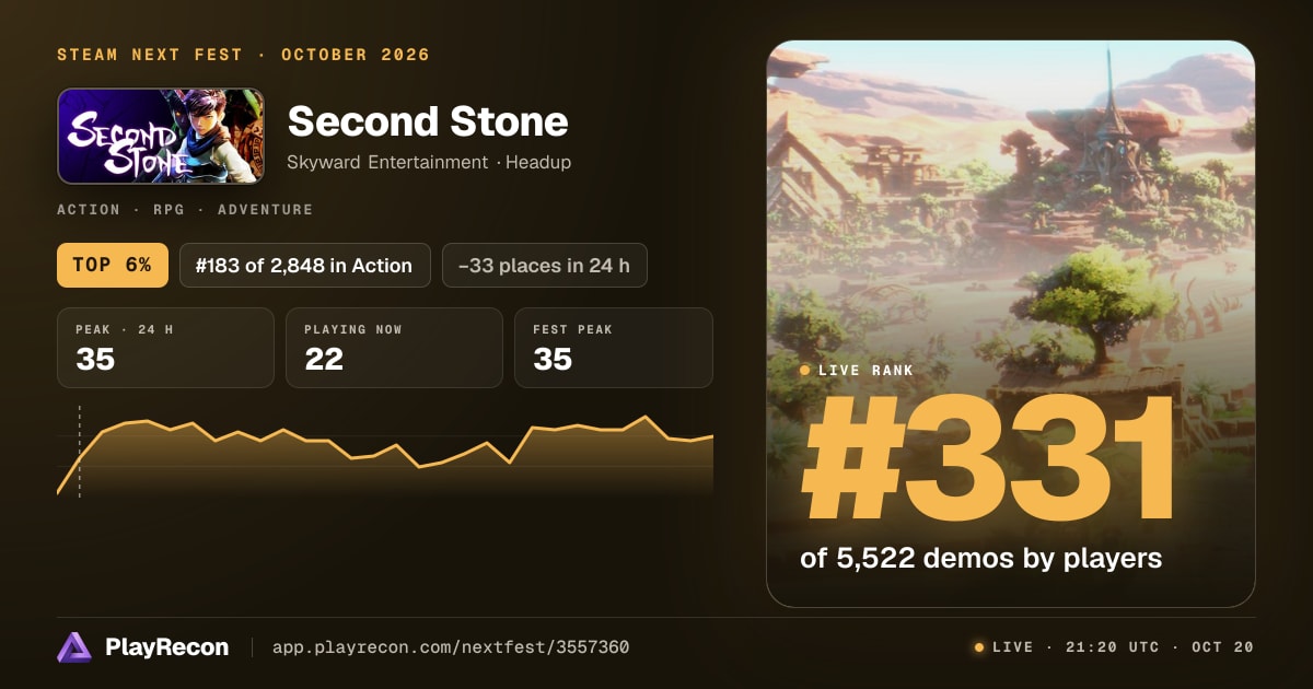 Second Stone allo Steam Next Fest