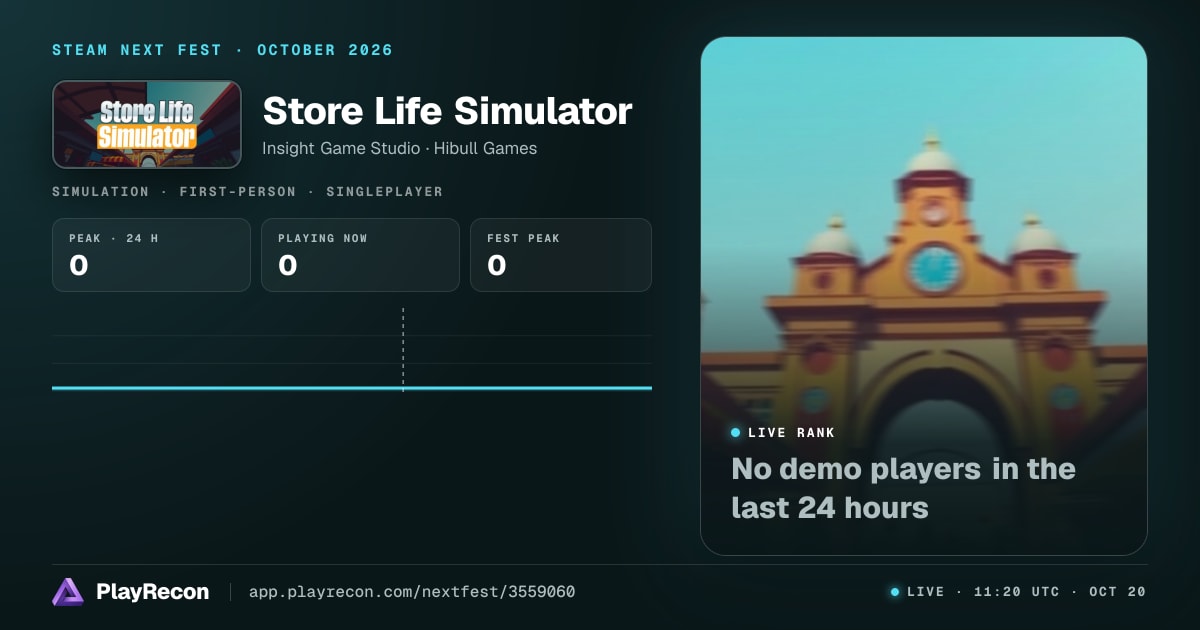 Store Life Simulator на Steam Next Fest