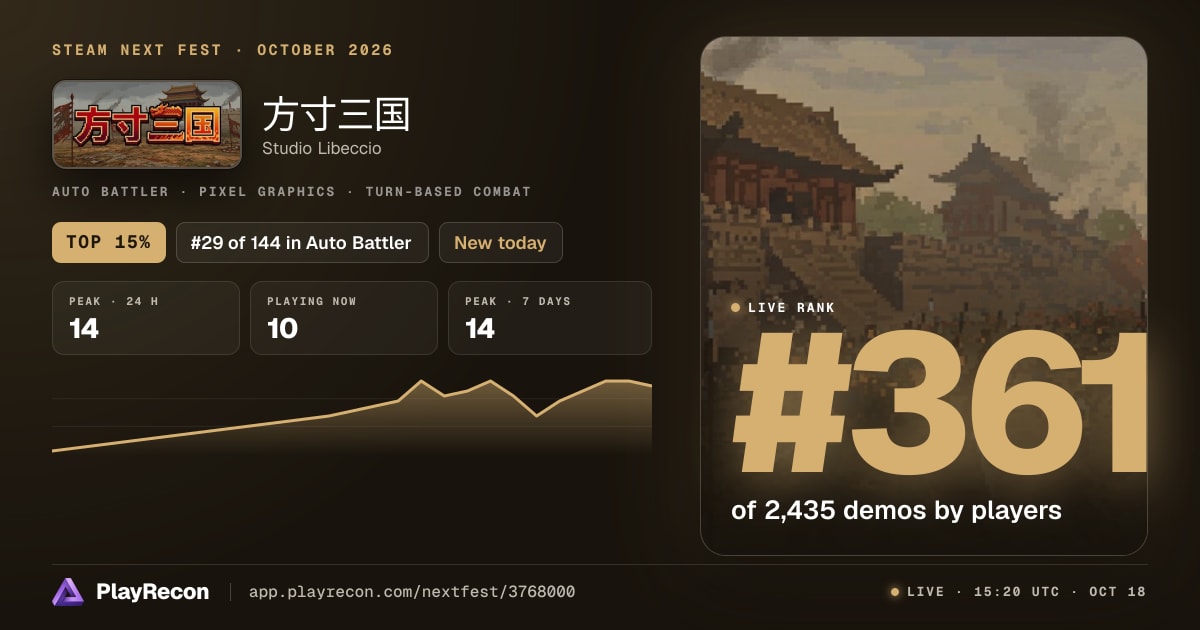 方寸三国 in Steam Next Fest
