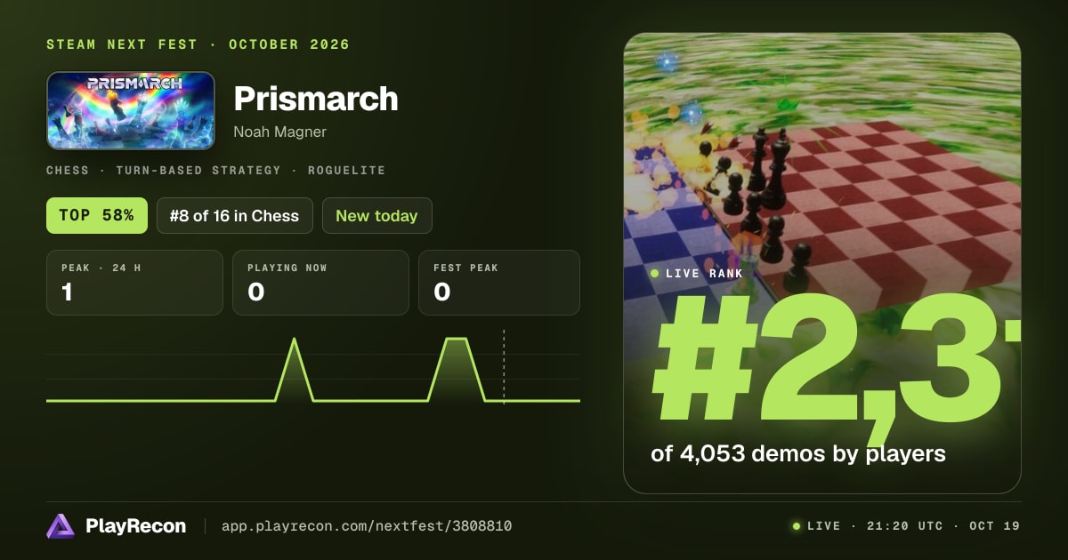 Prismarch на Steam Next Fest