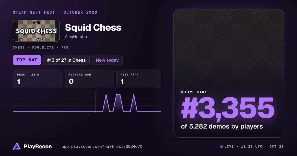 Squid Chess на Steam Next Fest
