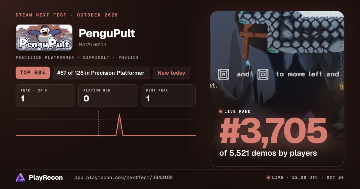 PenguPult au Steam Next Fest