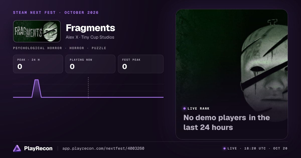 Fragments im Steam Next Fest