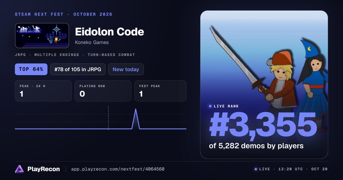 Eidolon Code на Steam Next Fest