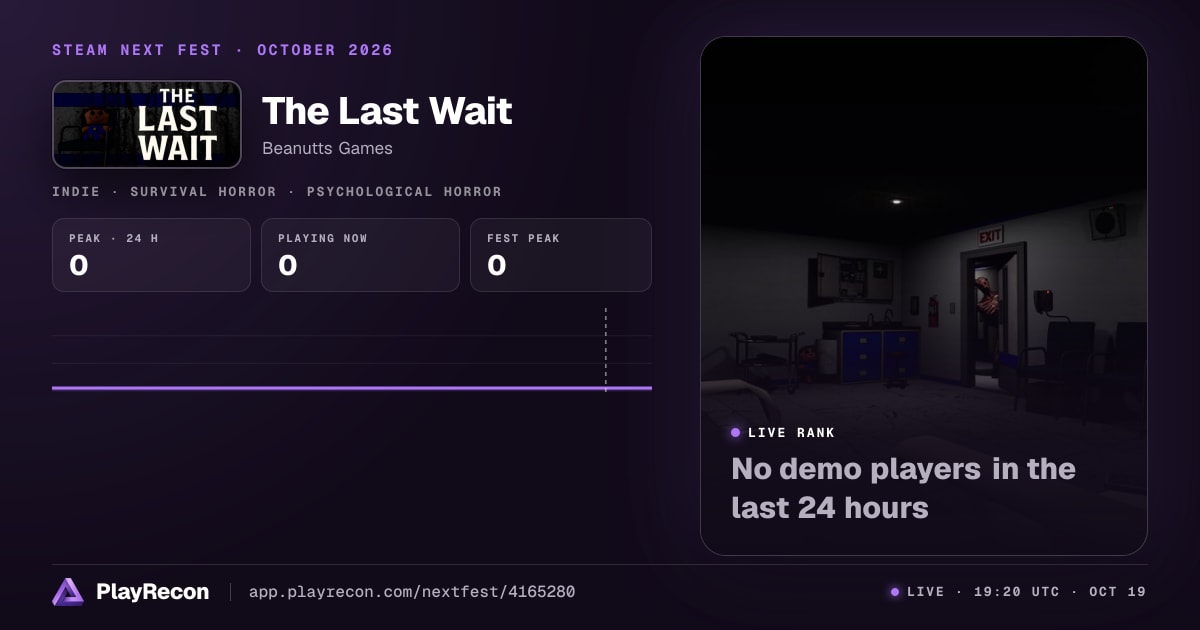 The Last Wait au Steam Next Fest