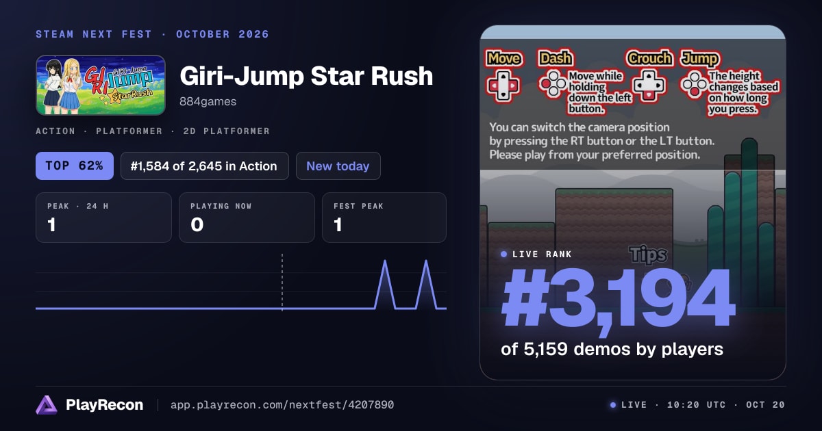 Giri-Jump Star Rush au Steam Next Fest