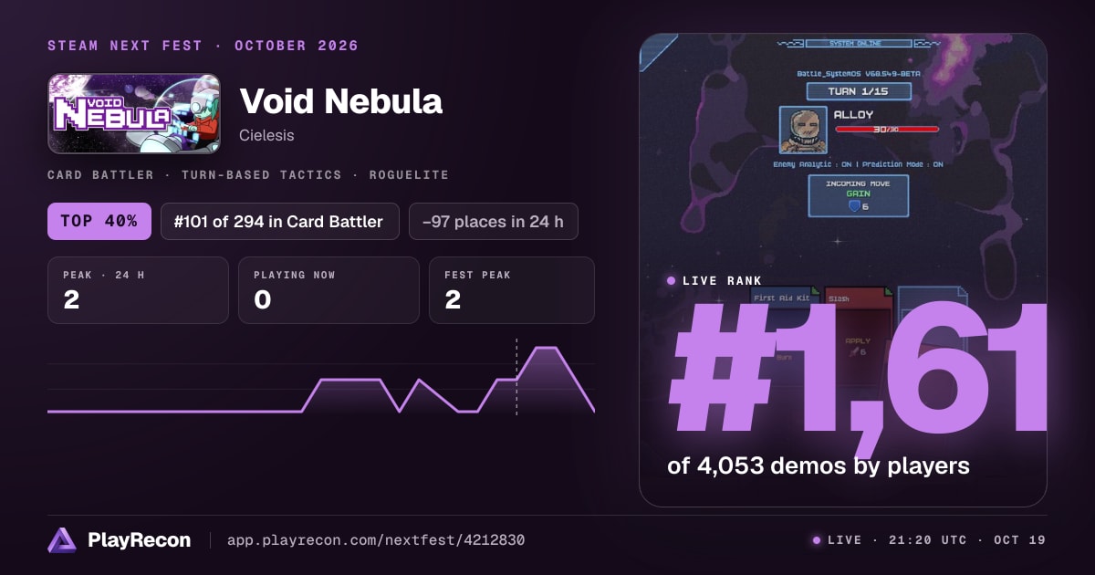 Void Nebula im Steam Next Fest