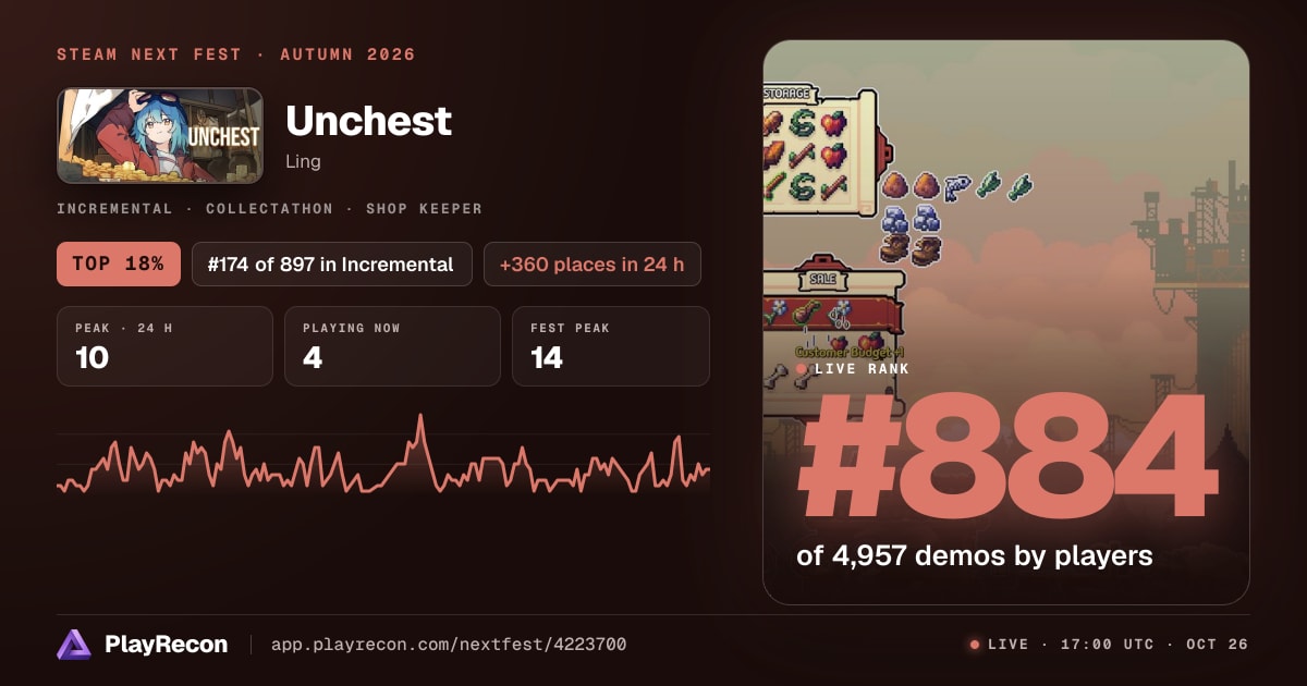 Unchest in Steam Next Fest