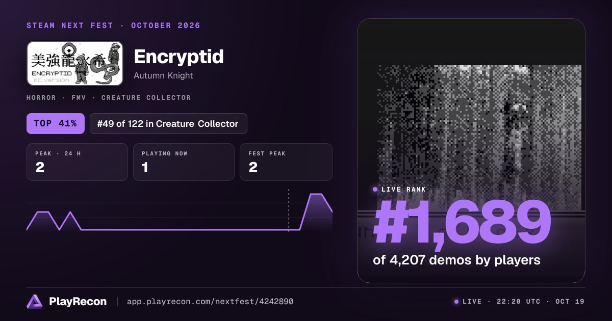 Encryptid allo Steam Next Fest