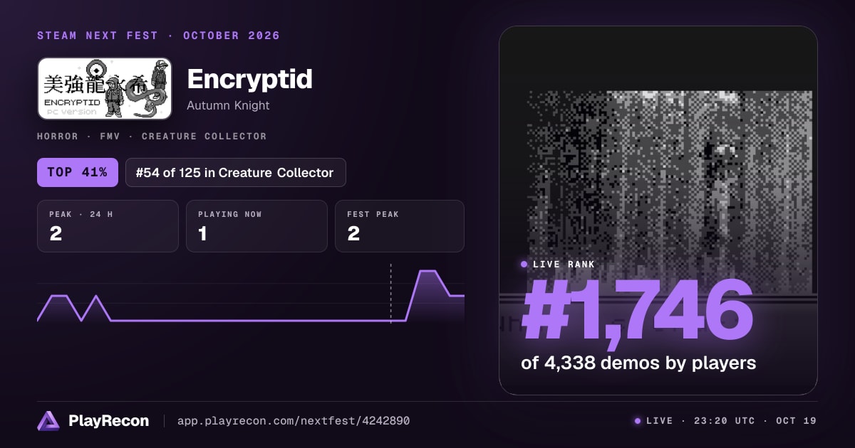 Encryptid in Steam Next Fest