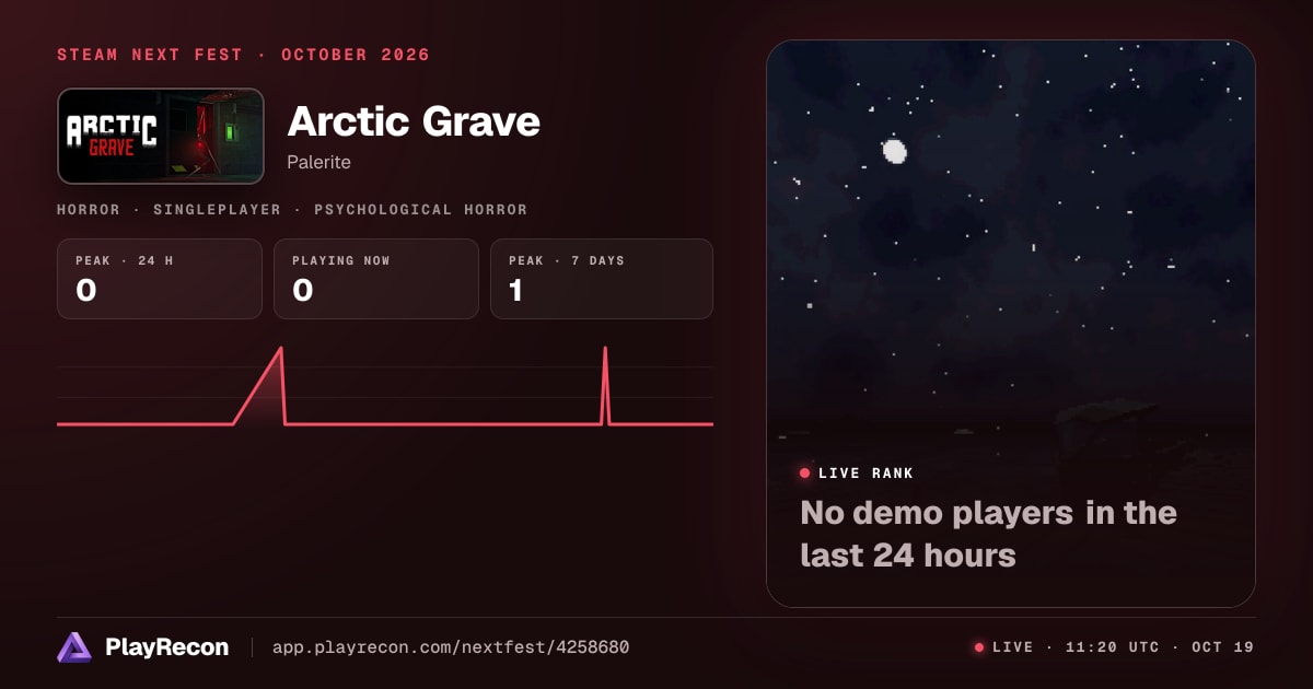 Arctic Grave in Steam Next Fest