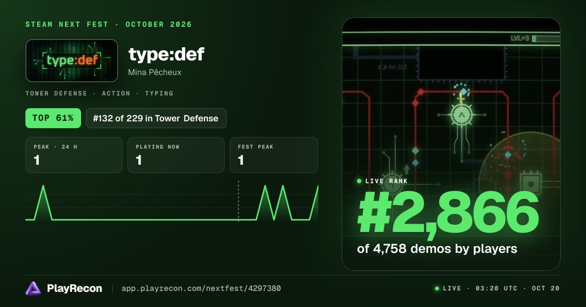 type:def на Steam Next Fest