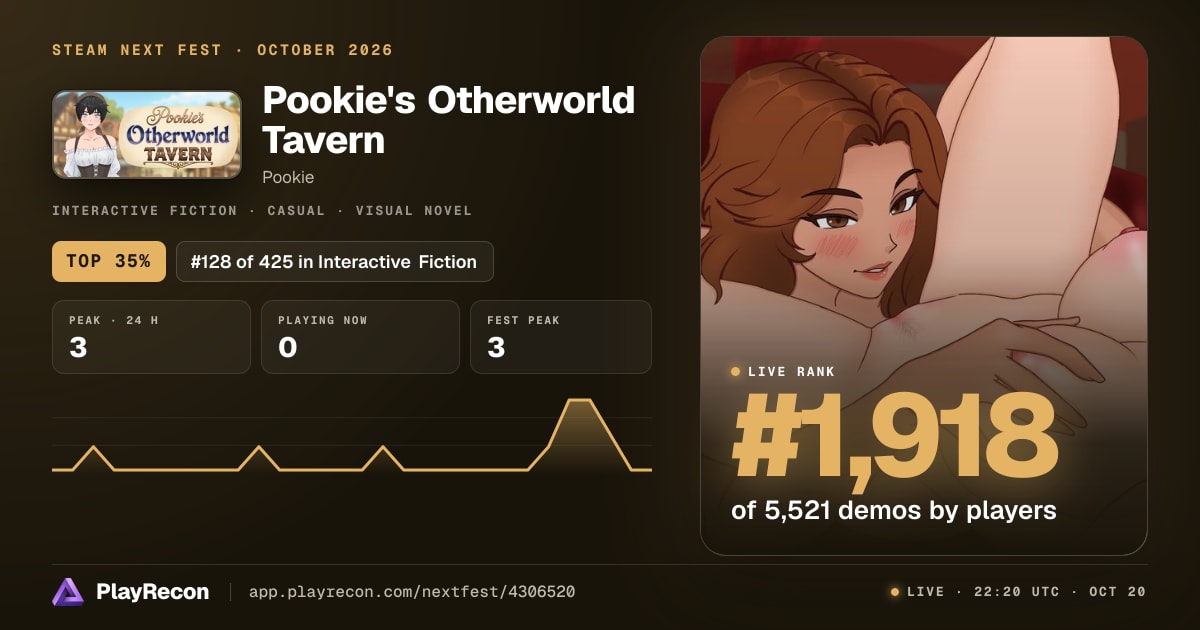 Pookie's Otherworld Tavern im Steam Next Fest