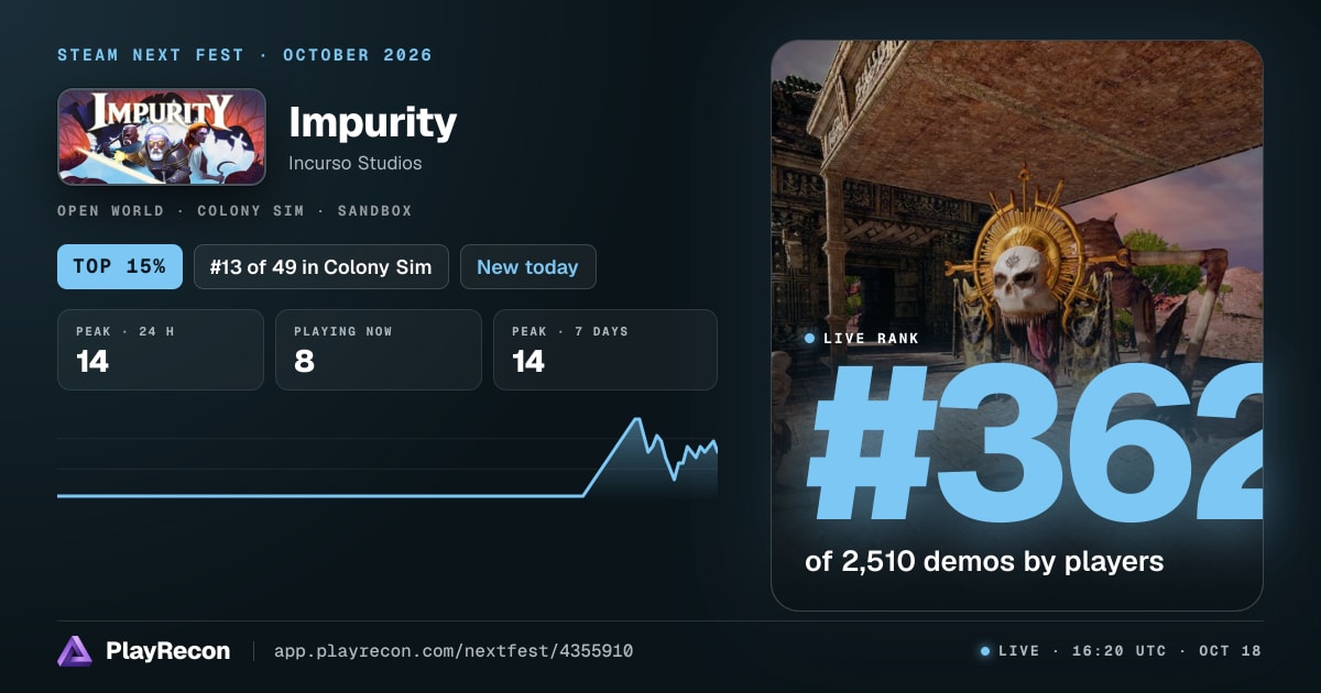 Impurity au Steam Next Fest