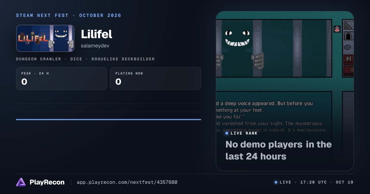 Lilifel in Steam Next Fest