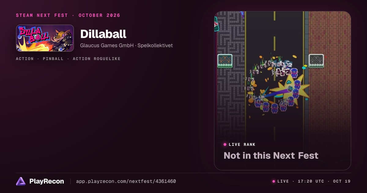 Dillaball im Steam Next Fest