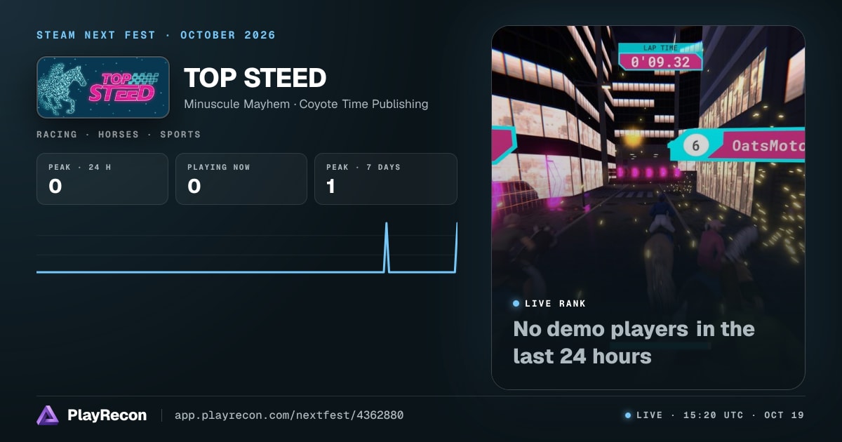TOP STEED in Steam Next Fest