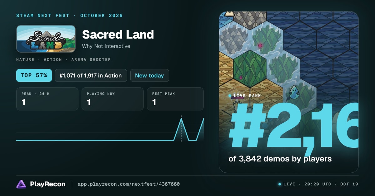 Sacred Land im Steam Next Fest