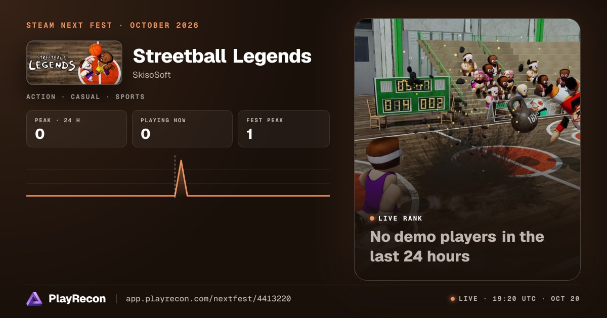 Streetball Legends in Steam Next Fest