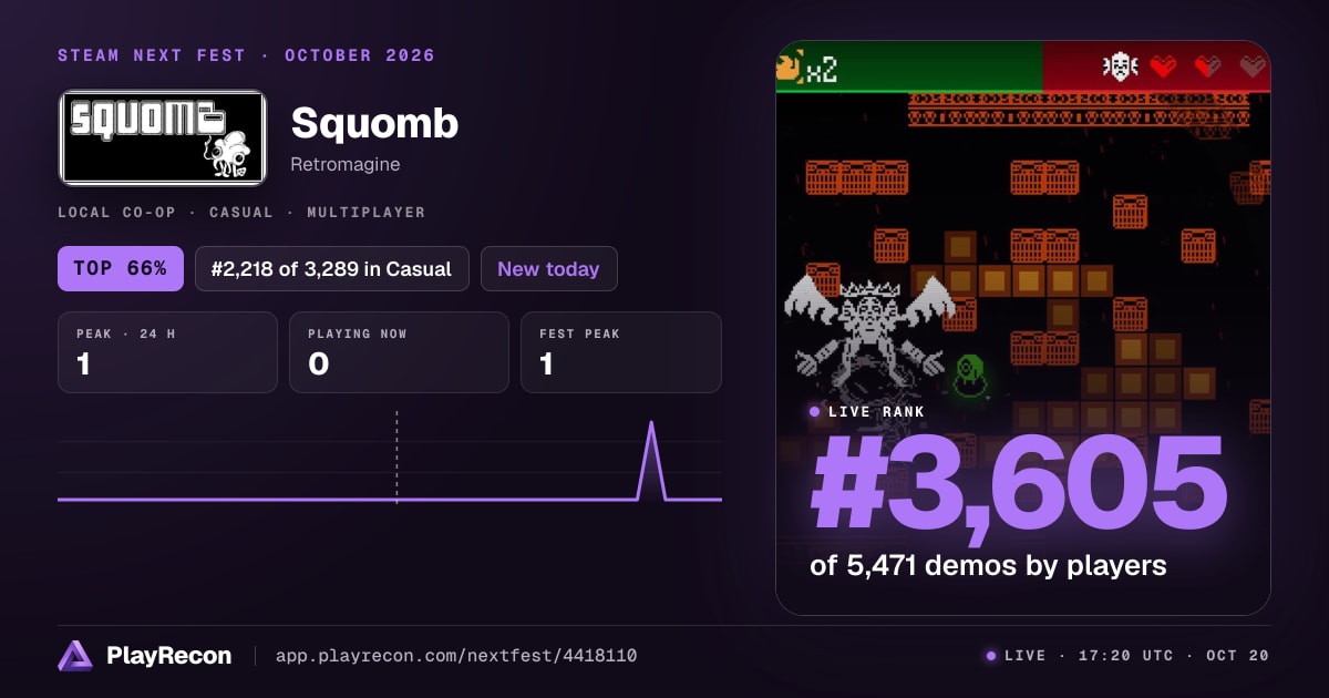 Squomb im Steam Next Fest