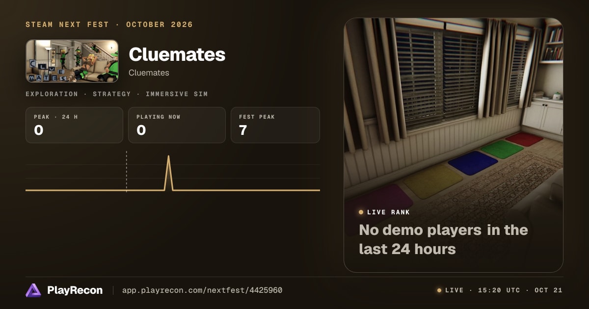 Cluemates im Steam Next Fest