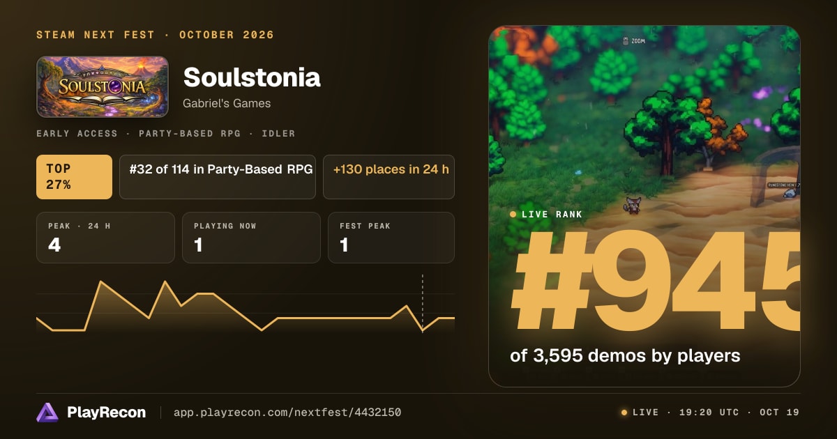 Soulstonia in Steam Next Fest