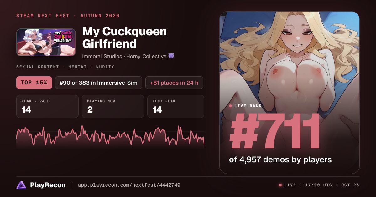 My Cuckqueen Girlfriend in Steam Next Fest