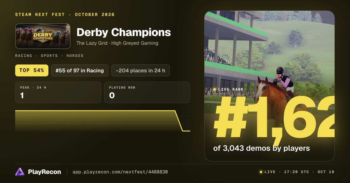 Derby Champions im Steam Next Fest