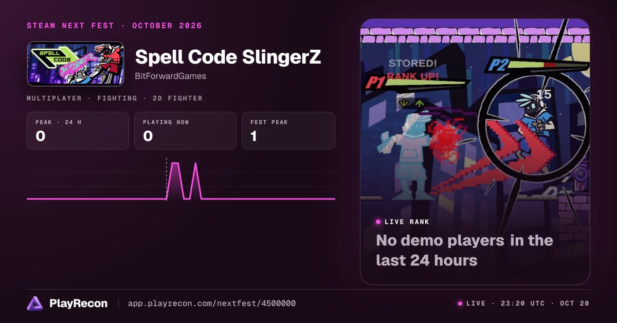 Spell Code SlingerZ allo Steam Next Fest
