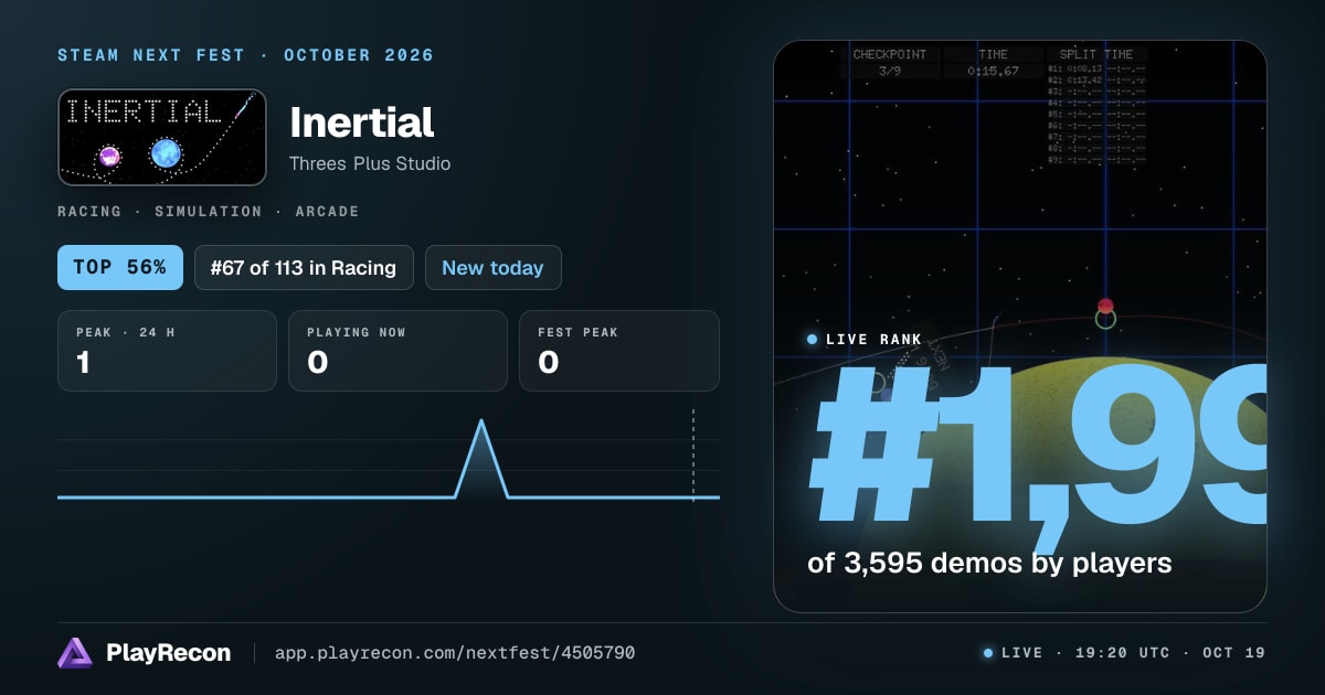 Inertial en el Steam Next Fest