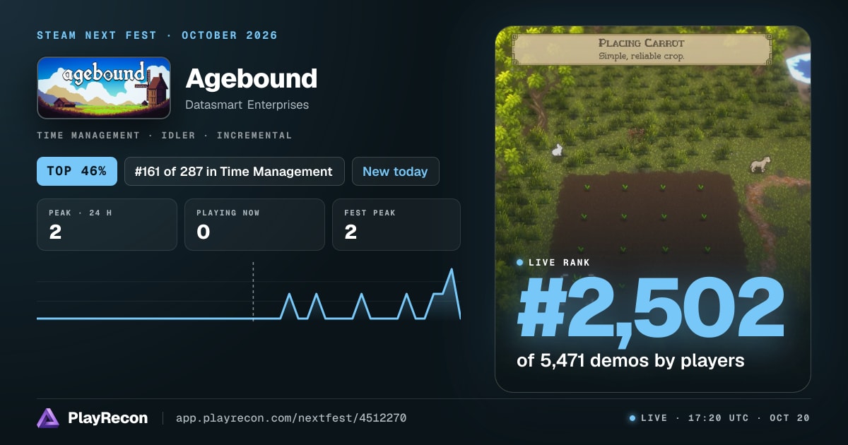 Agebound in Steam Next Fest