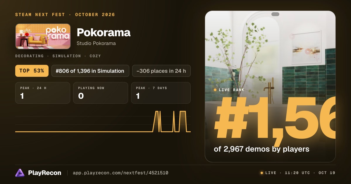 Pokorama en el Steam Next Fest
